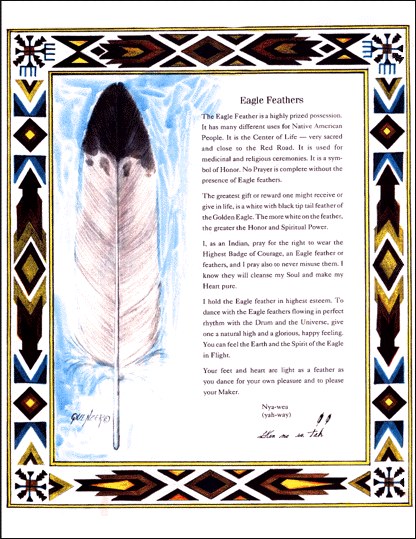 Eagle Feather color